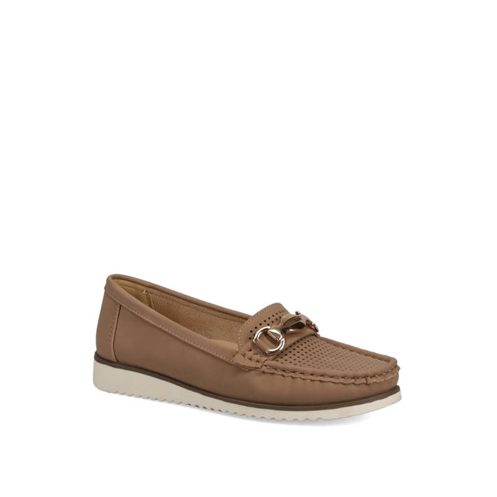 Taupe loafer