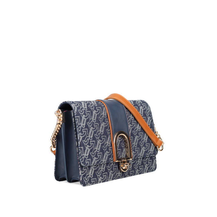 Blue shoulder bag