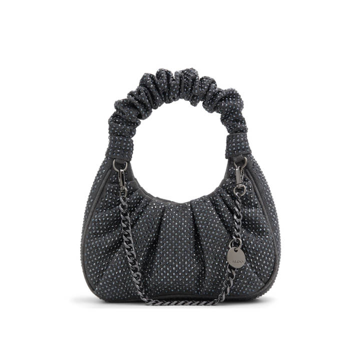 Anthracite handbag IVALIA