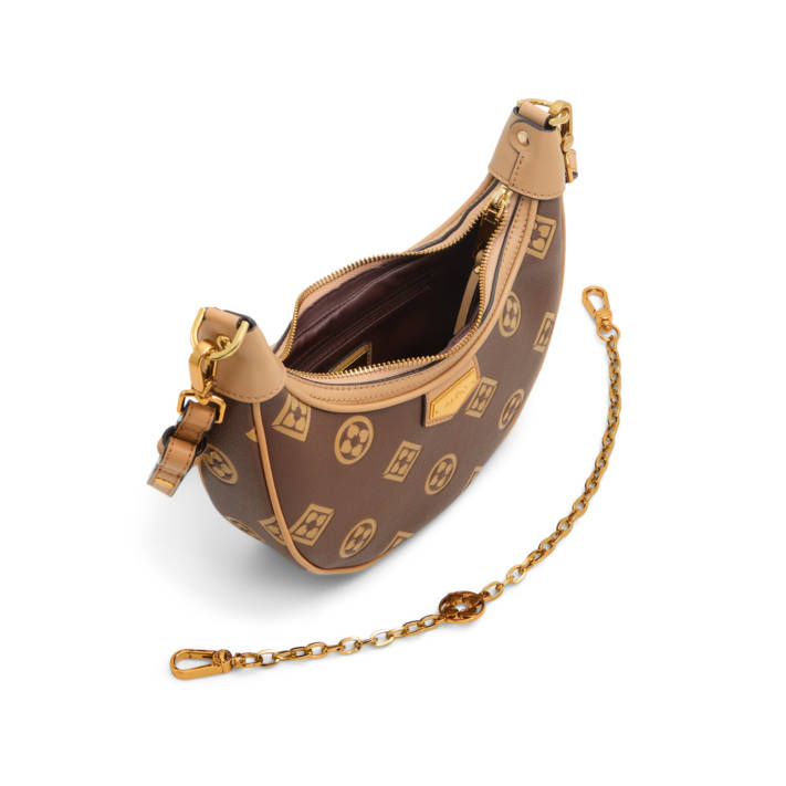 Brown shoulder bag AVIBELLE