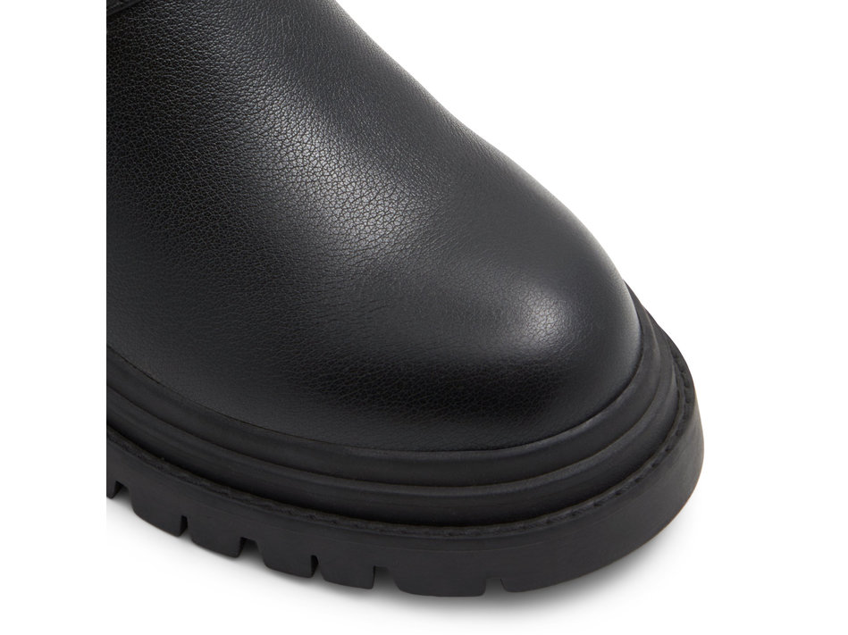 Black leather boot HARLLY