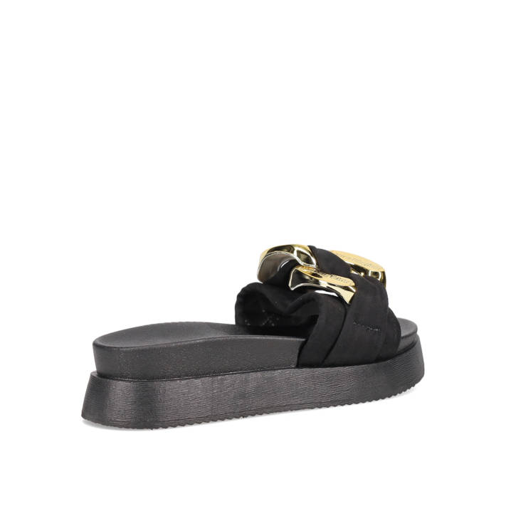 Μαύρο flatform σανδάλι