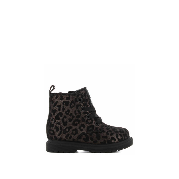 Kids animal print bootie