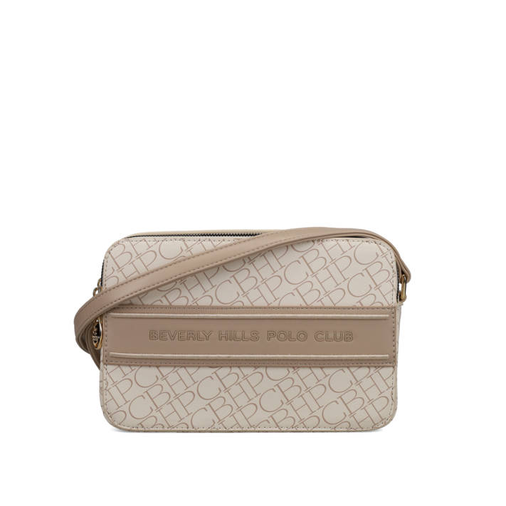 Μπεζ τσάντα ώμου