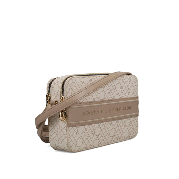 Μπεζ τσάντα ώμου