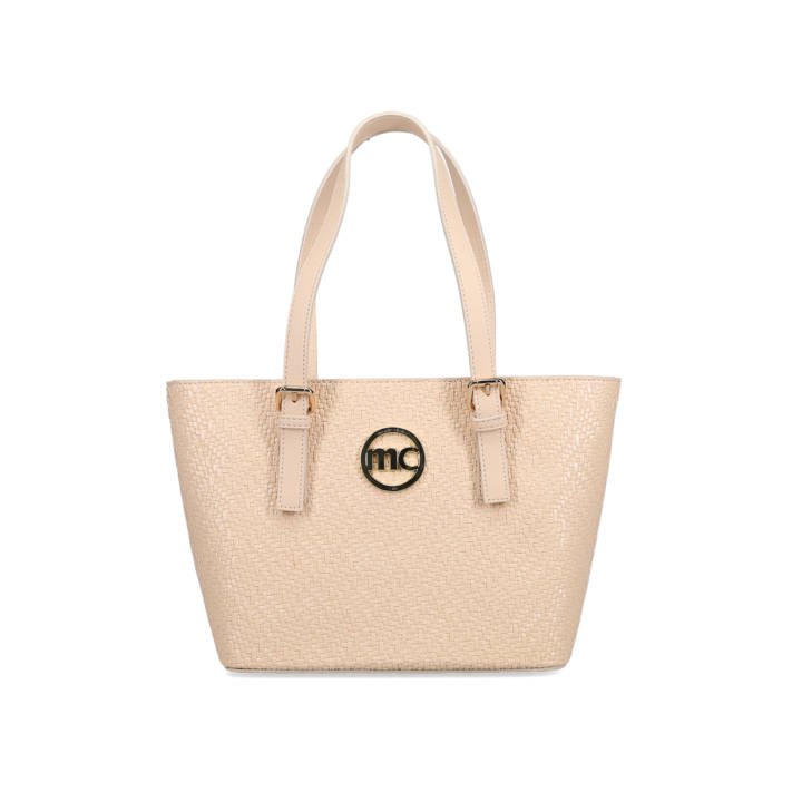 Μπεζ τσάντα ώμου