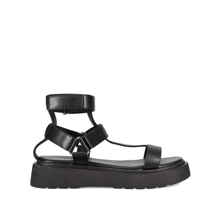 Μαύρο flatform σανδάλι