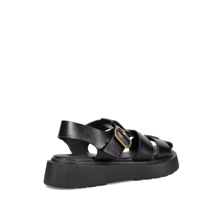Μαύρο flatform σανδάλι