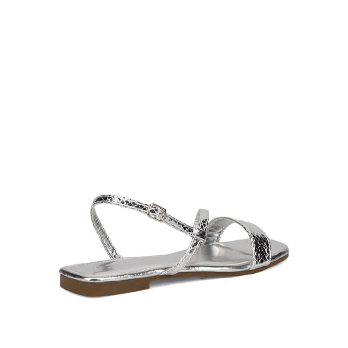 Ασημί μεταλλιζέ σανδάλι