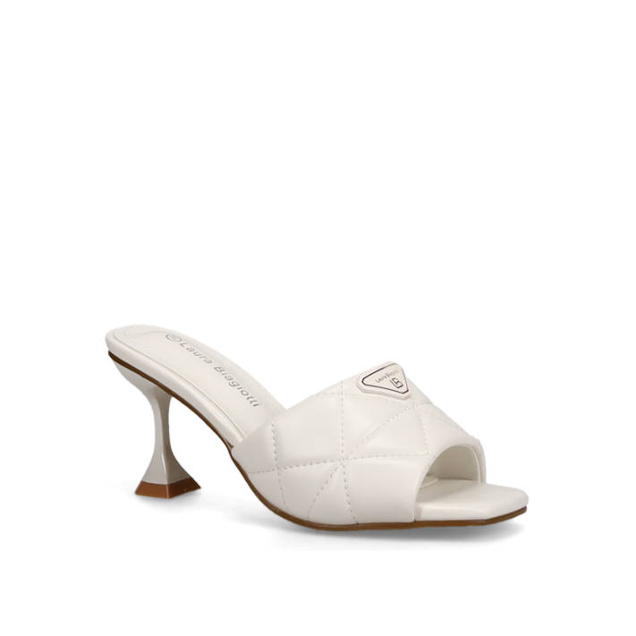 White mule sandal