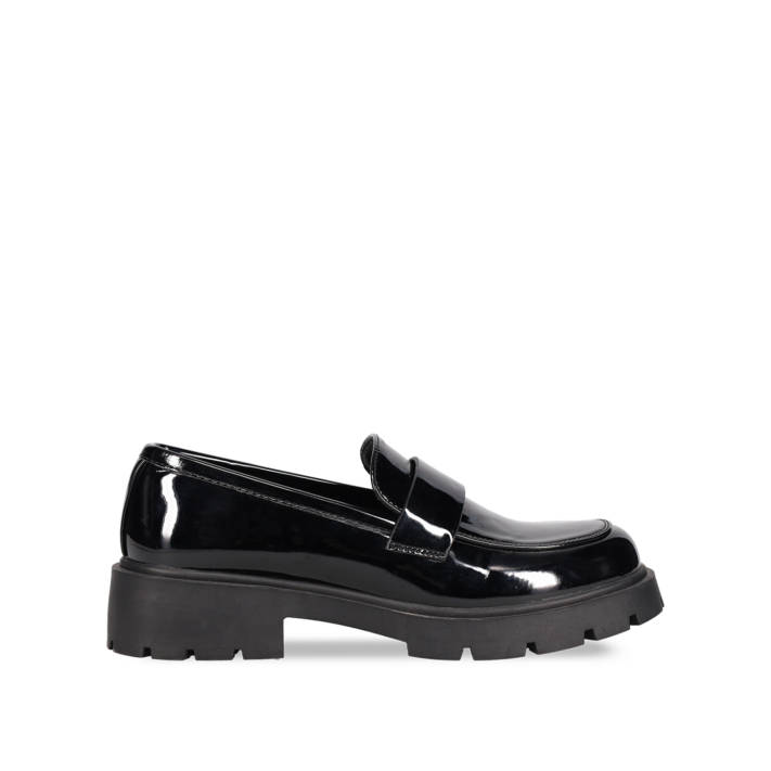 Μαύρο chunky loafer