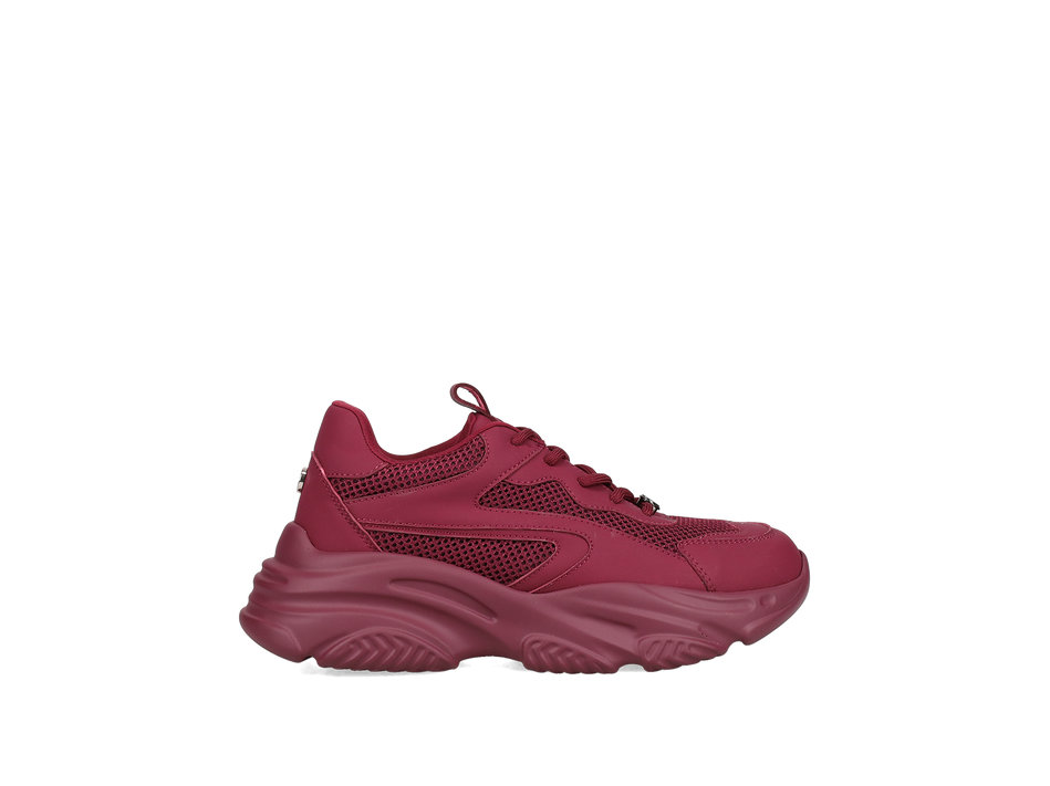 Μπορντώ chunky sneaker