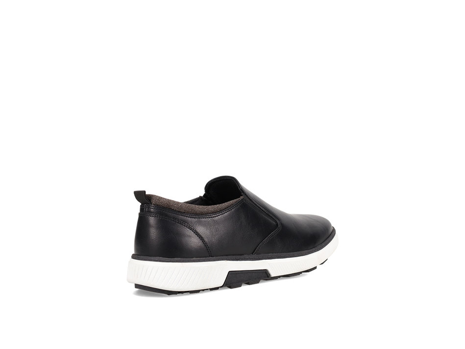 Mens casual black loafer