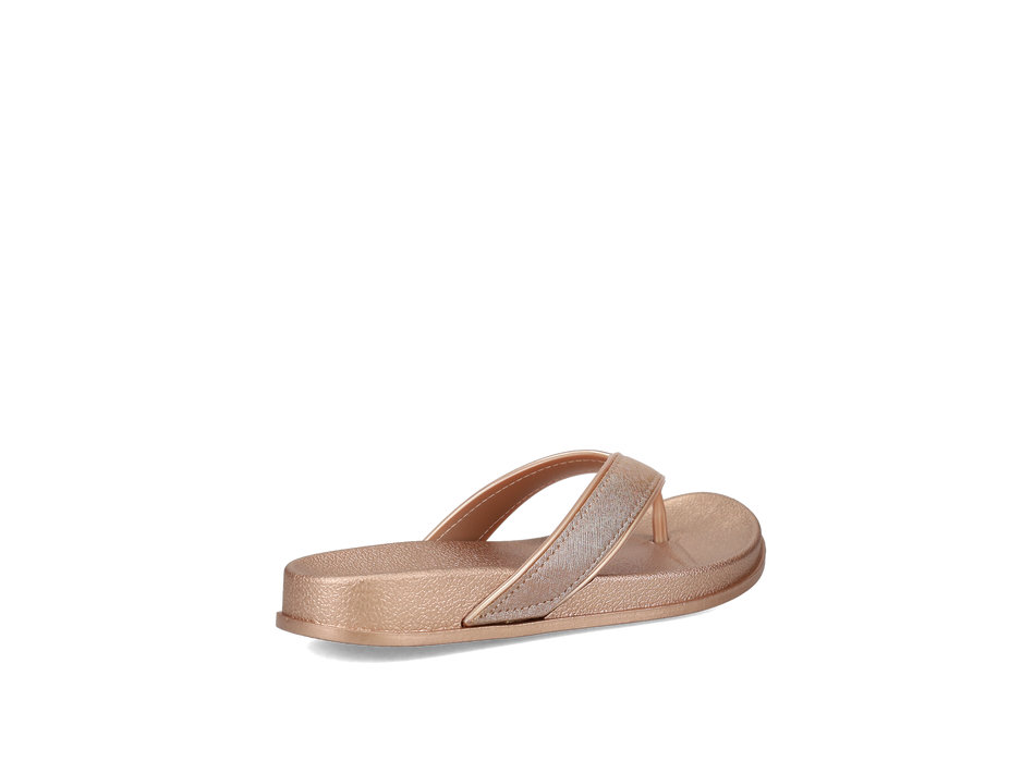 Rose gold beach sandal