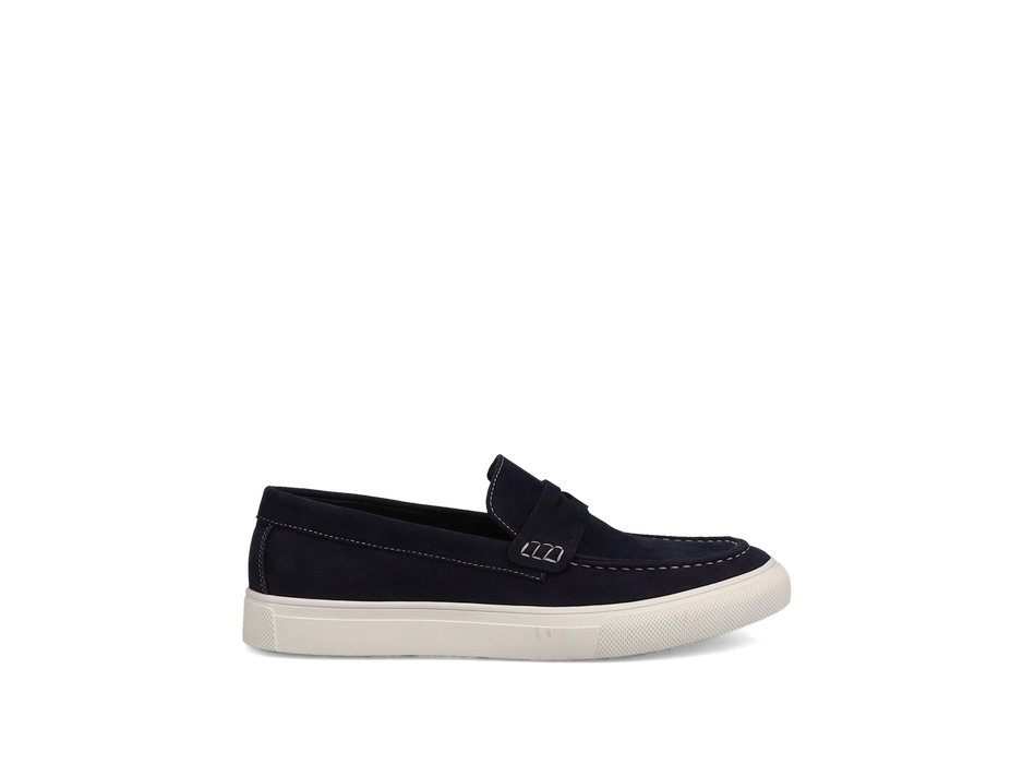 Μπλε ανδρικό loafer