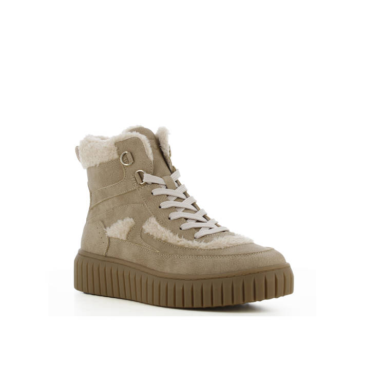Beige bootie