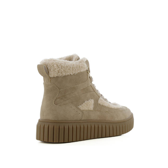Beige bootie