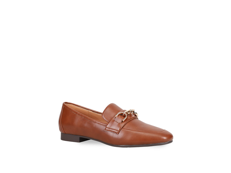 Tan loafer