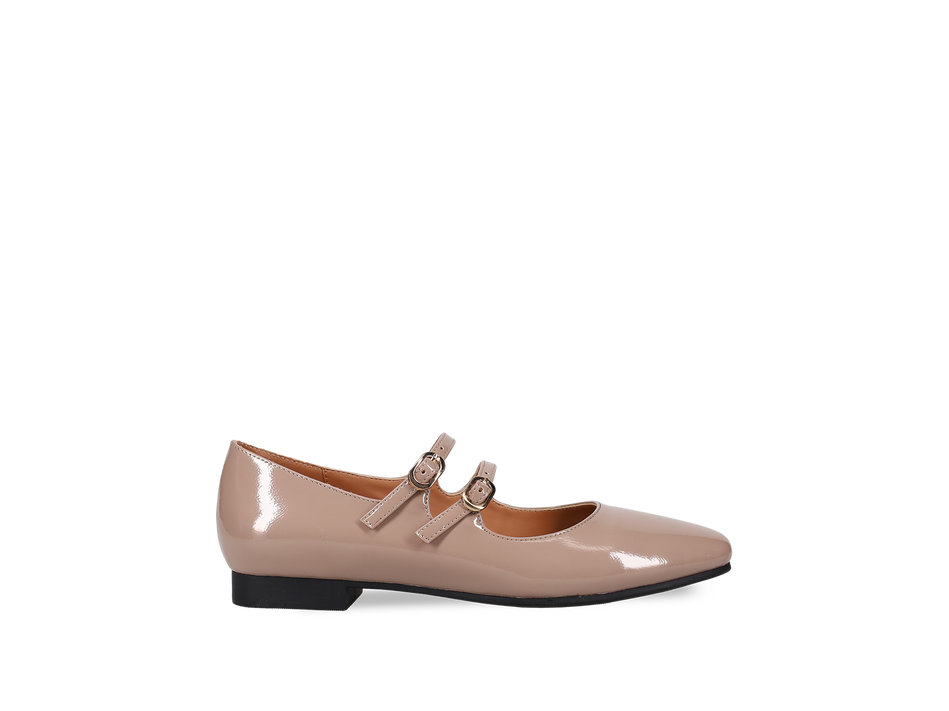 Beige patent Mary Jane