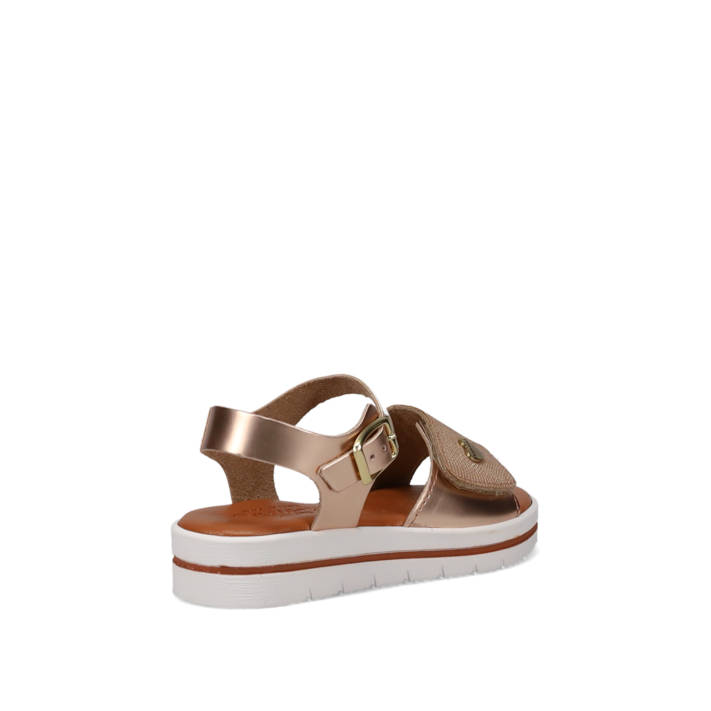 Kids rose gold sandal