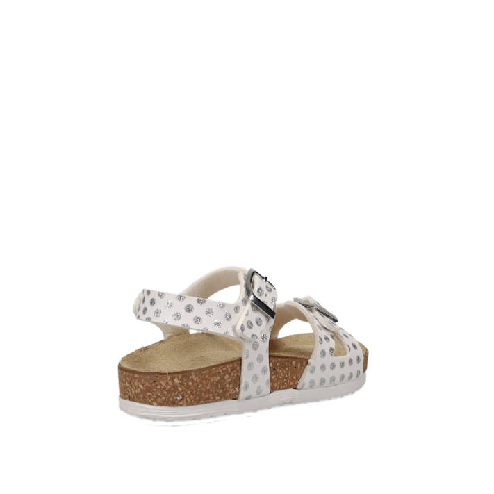 Kids white footbed sandal