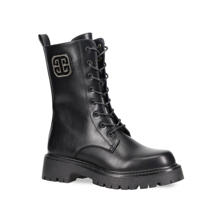 Black army boot