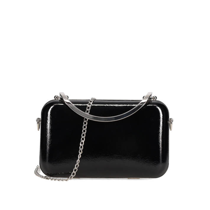 Black clutch bag