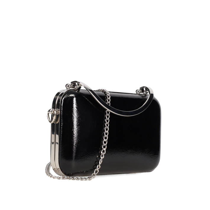 Black clutch bag