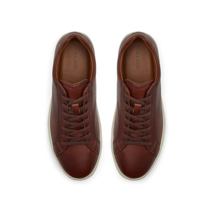 Ανδρικό ταμπά δερμάτινο sneaker CLASSICSPEC