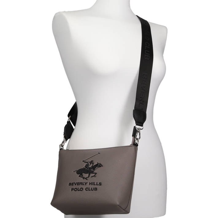Grey crossbody bag