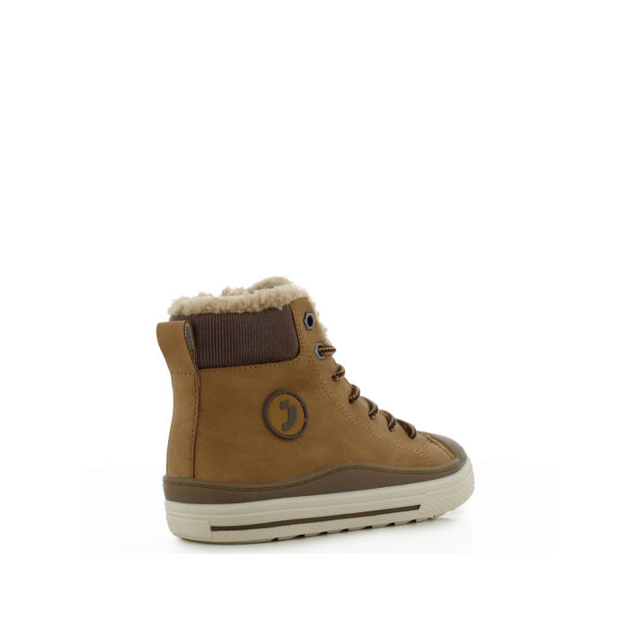 Kids camel sneaker boot