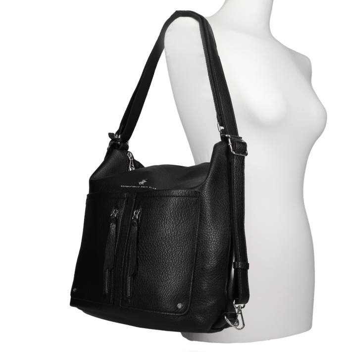 Black shoulder bag