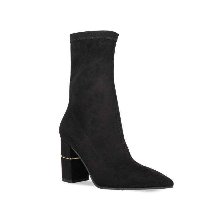 Μαύρο σουέντ μποτάκι