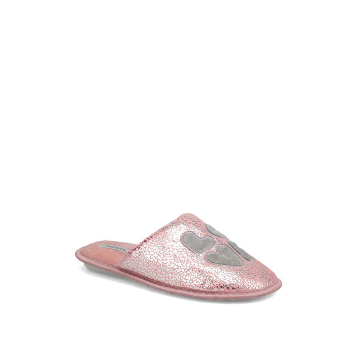Pink metallic slipper