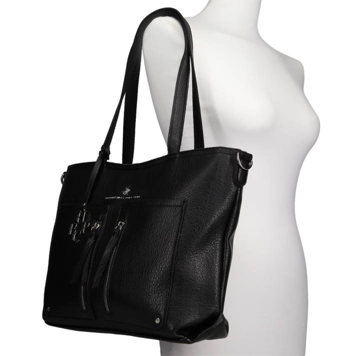 Black shoulder bag