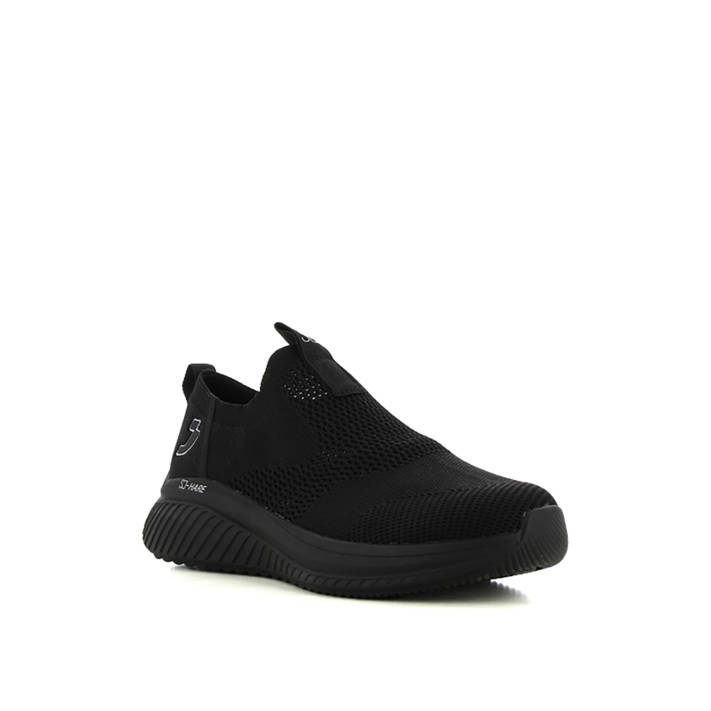 Black slip-on sneaker