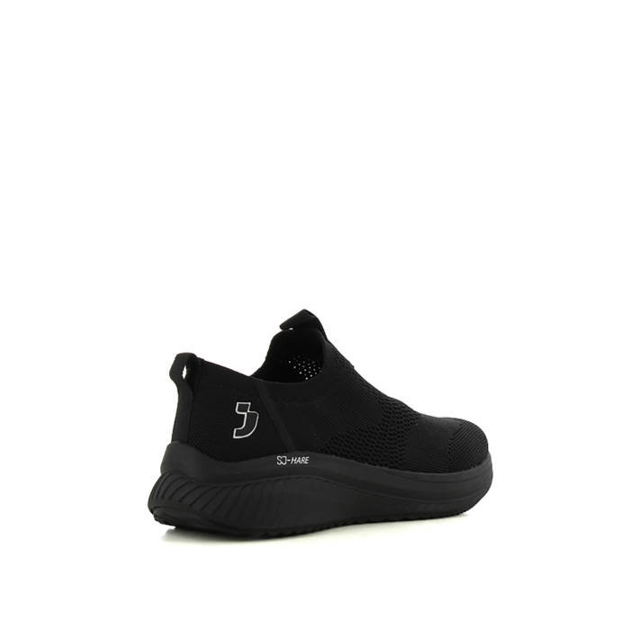 Black slip-on sneaker