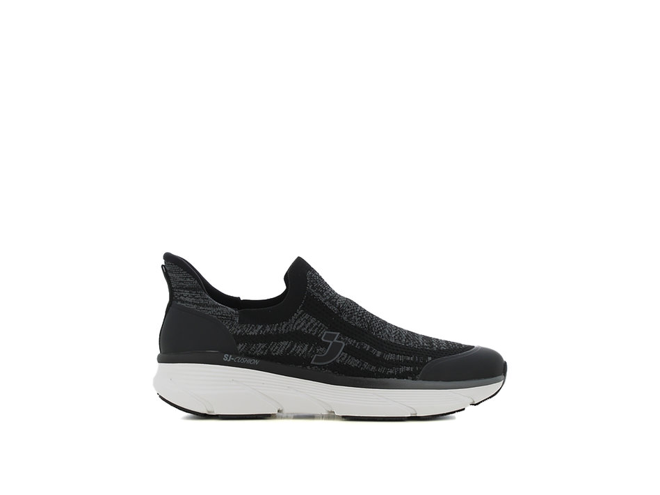 Mens black slip-on sneaker