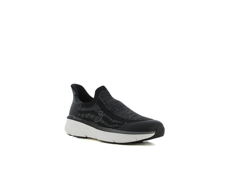 Mens black slip-on sneaker