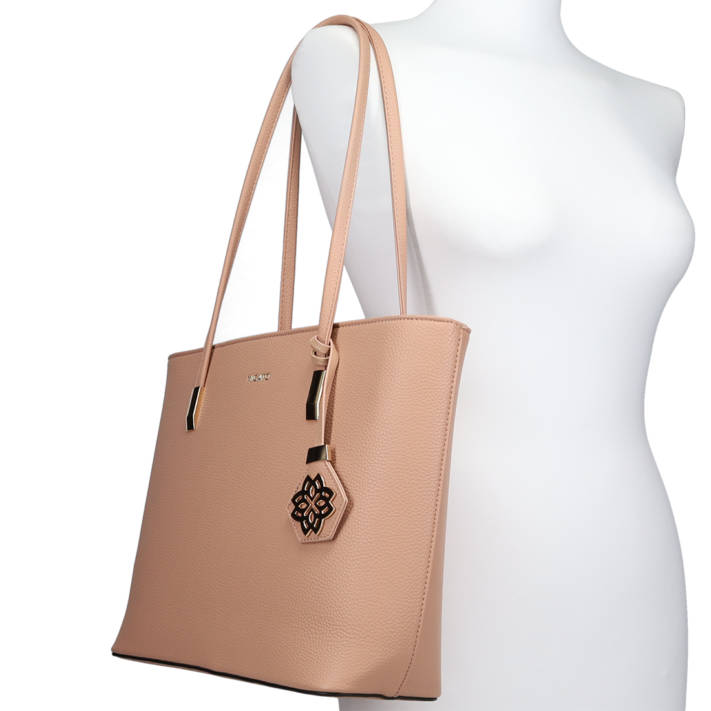 Μπεζ τσάντα ώμου