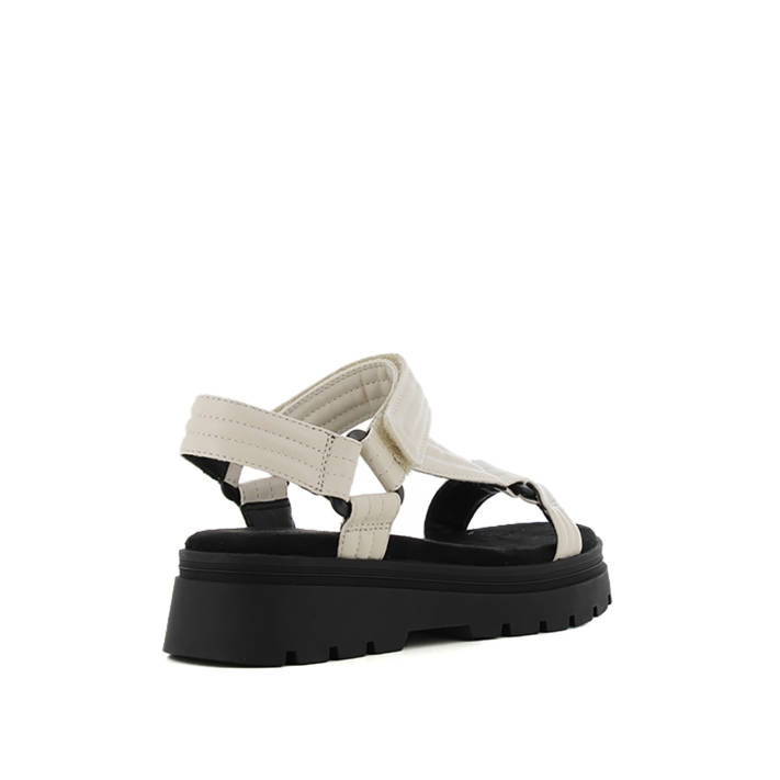 Λευκό footbed σανδάλι