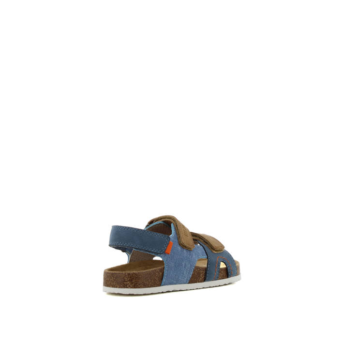 Μπλε παιδικό footbed πέδιλο