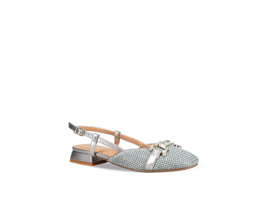 Light blue ballet flat