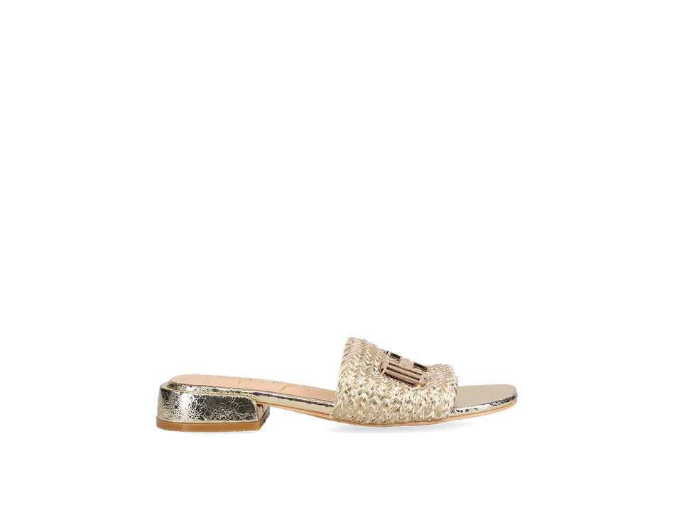 Gold sandal