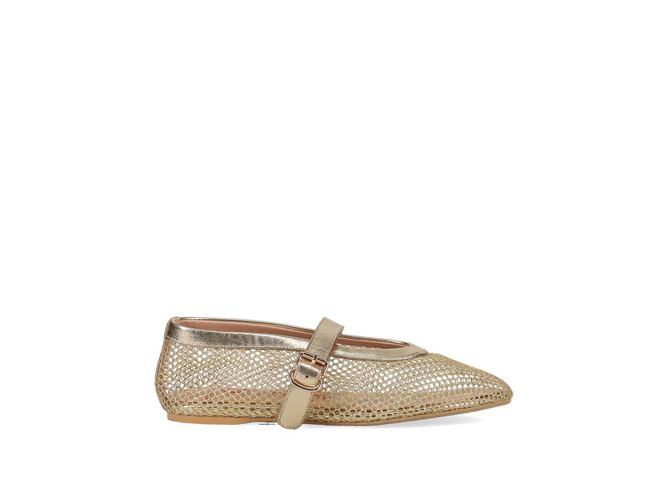 Gold ballet flat