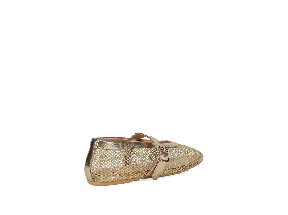 Gold ballet flat