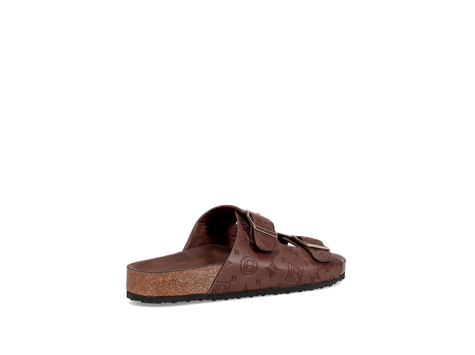 Καφέ footbed σανδάλι