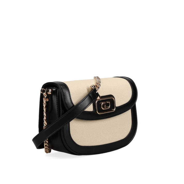 Ecru crossbody shoulder bag