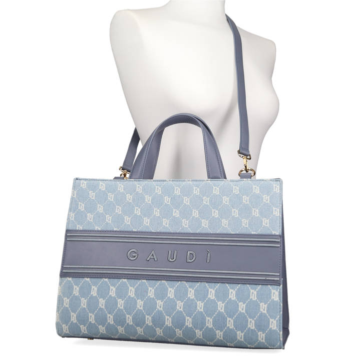 Blue jean handbag