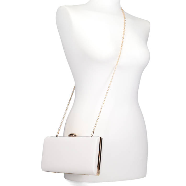 Λευκό clutch τσαντάκι